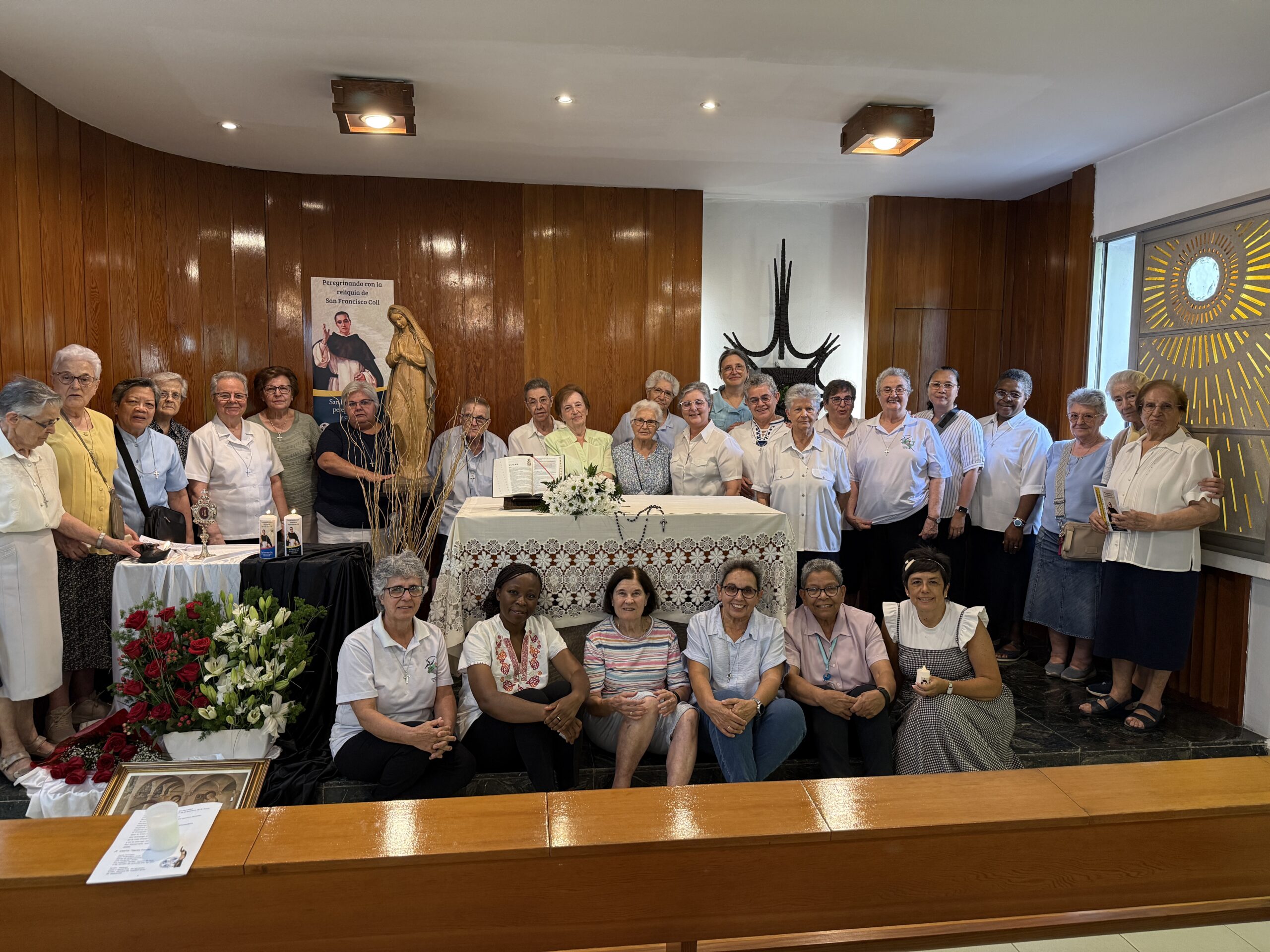 La reliquia peregrina del Padre Coll llega a Madrid