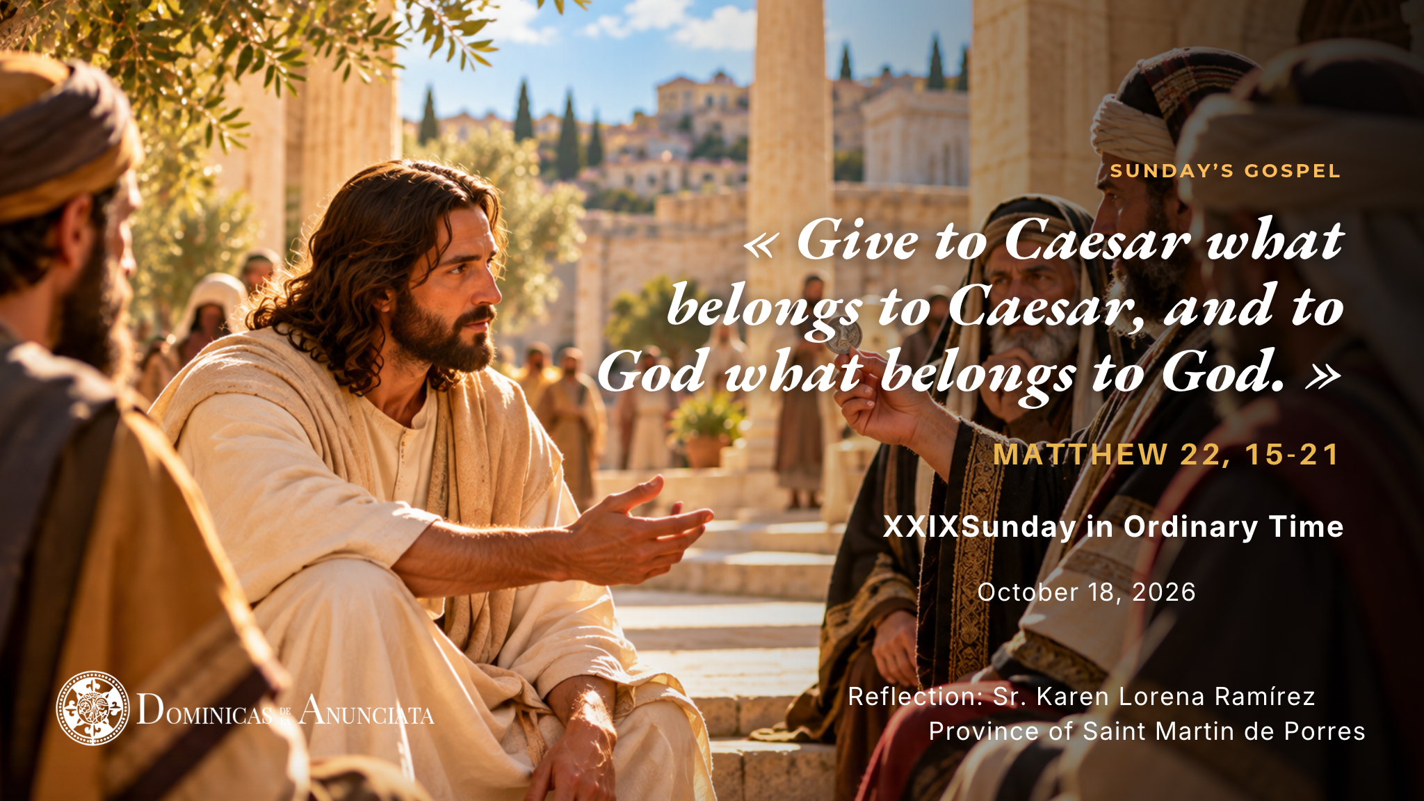 XXIX Sunday in Ordinary Time (Year A)